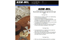Desktop Screenshot of kem-mil.com