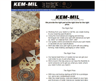 Tablet Screenshot of kem-mil.com